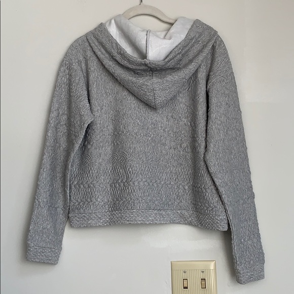 H&M Gray Textured Hoodie - Picture 5 of 6